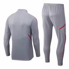 Olympique Lyonnais Grey Training Technical Football Tracksuit 2022-23