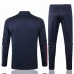 Olympique Lyonnais Presentation Soccer Tracksuit Navy 2020 2021