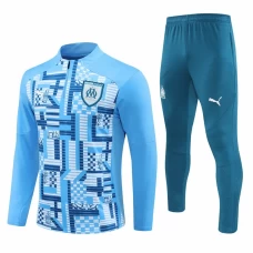 Olympique Marseille Blue Training Technical Football Tracksuit 2024-25