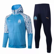 Olympique Marseille Training Technical Soccer Tracksuit Blue 2021