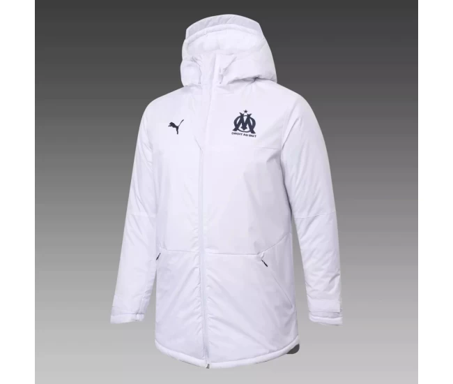 Olympique Marseille Training Winter Jacket White 2020 2021