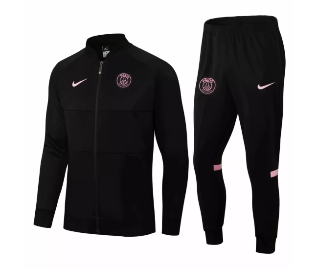 PSG Training Presentation Football Tracksuit 2021 Black