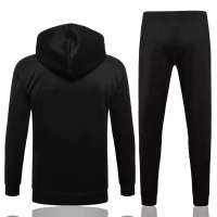 PSG X Jordan Hooded Black Training Technical Football Tracksuit 2021-22