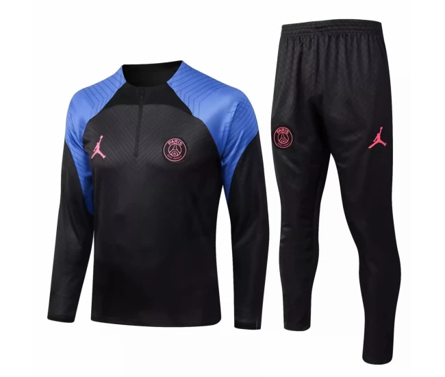 PSG Jordan Black Training Technical Football Tracksuit 2022-23