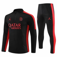 Jordan PSG Black Training Technical Football Tracksuit 2023-24