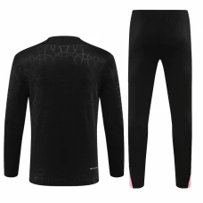 PSG Jordan Black Training Technical Football Tracksuit 2024-25
