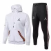 PSG Jordan Football Presentation White Tracksuit 2020