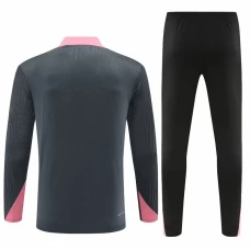 PSG Jordan Grey Training Technical Football Tracksuit 2024-25