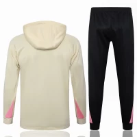 PSG Jordan Beige Training Hooded Technical Football Tracksuit 2024-25