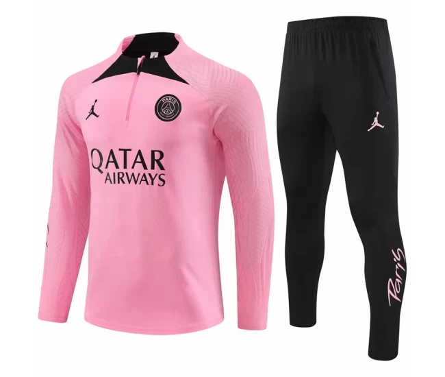 Jordan PSG Pink Training Technical Football Tracksuit 2023-24