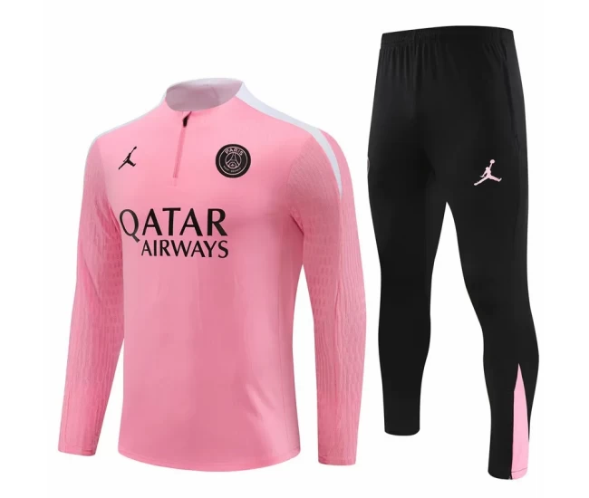 PSG Jordan Pink Training Technical Football Tracksuit 2024-25