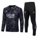 PSG Jordan Black Training Technical Football Tracksuit 2022-23