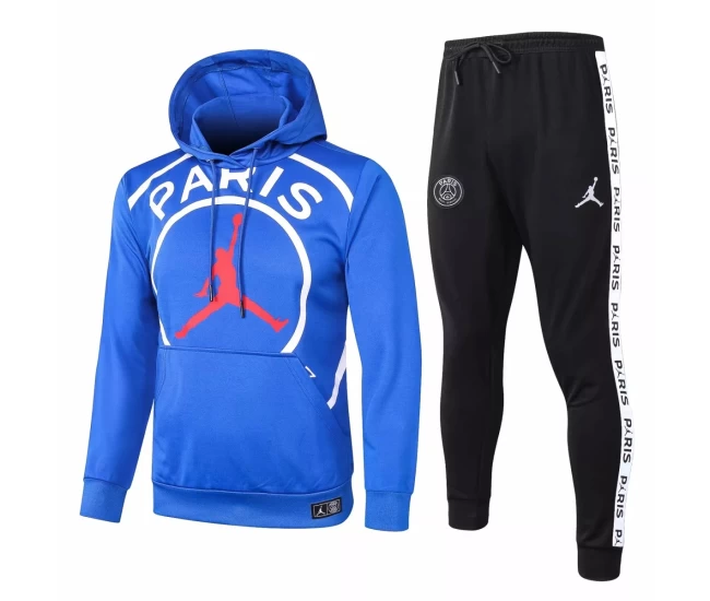 PSG X Jordan Blue Football Presentation Tracksuit 2020