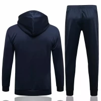 PSG X Jordan Navy Hooded Training Technical Football Tracksuit 2021-22