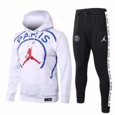 PSG X Jordan White Football Presentation Tracksuit 2020