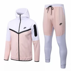 Nike White Pink Training Hoodie Presentation Football Tracksuit 2022-23