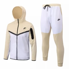 Nike Yellow White Training Hoodie Presentation Football Tracksuit 2022-23