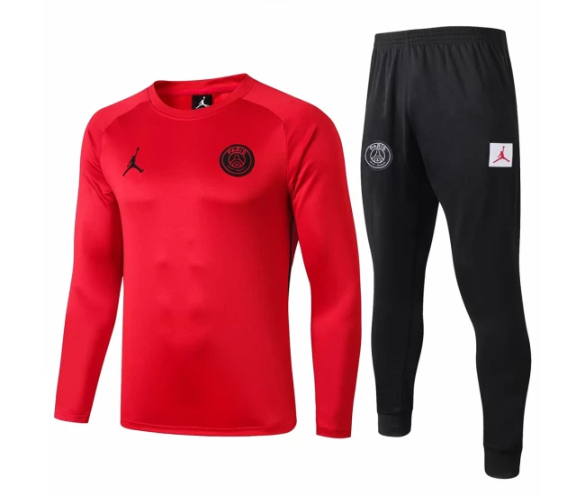 Paris Saint Germain Red Training Football Tracksuit 2019/20