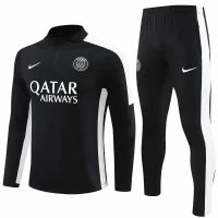 PSG Black Training Technical Football Tracksuit 2023-24