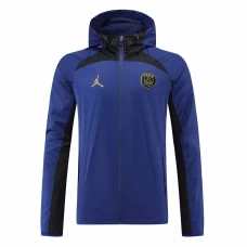 PSG Jordan Blue All Weather Windrunner Football Jacket 2022