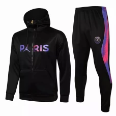 PSG Jordan Soccer Presentation Black Tracksuit 2021 2022