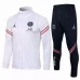 PSG Jordan Soccer Training Presentation Tracksuit White 2021 2022