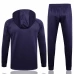 PSG Navy Hooded Presentation Football Tracksuit 2023-24