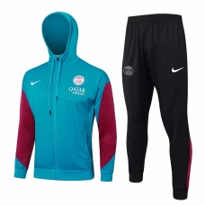 PSG Blue Training Hooded Presentation Football Tracksuit 2024-25