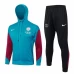 PSG Blue Training Hooded Presentation Football Tracksuit 2024-25