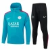 PSG Blue Training Hooded Technical Football Tracksuit 2024-25
