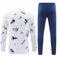 PSG White Training Technical Football Tracksuit 2024-25