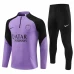 PSG Purple Training Technical Football Tracksuit 2023-24