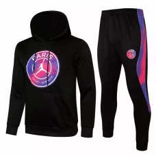 PSG X Jordan Black Soccer Presentation Tracksuit 2021 2022