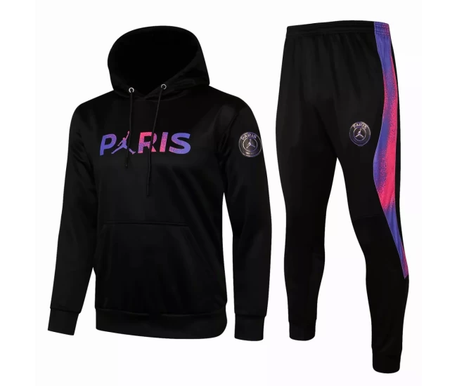 PSG X Jordan Technical Soccer Tracksuit Black 2021 2022