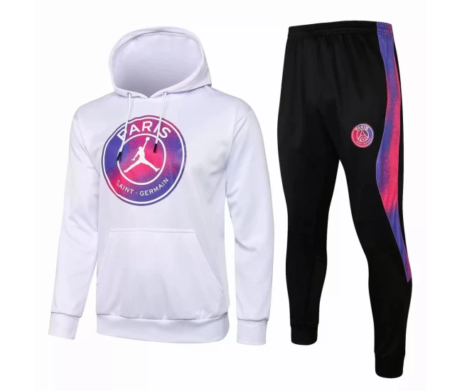 PSG X Jordan White Soccer Presentation Tracksuit 2021 2022