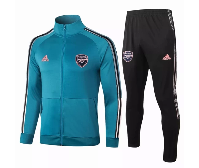 Arsenal FC Presentation Soccer Tracksuit Blue 2020 2021