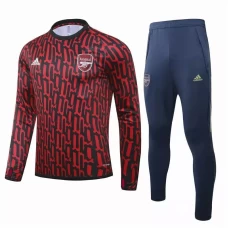 Arsenal FC Training Technical Soccer Tracksuit Red Black 2020 2021