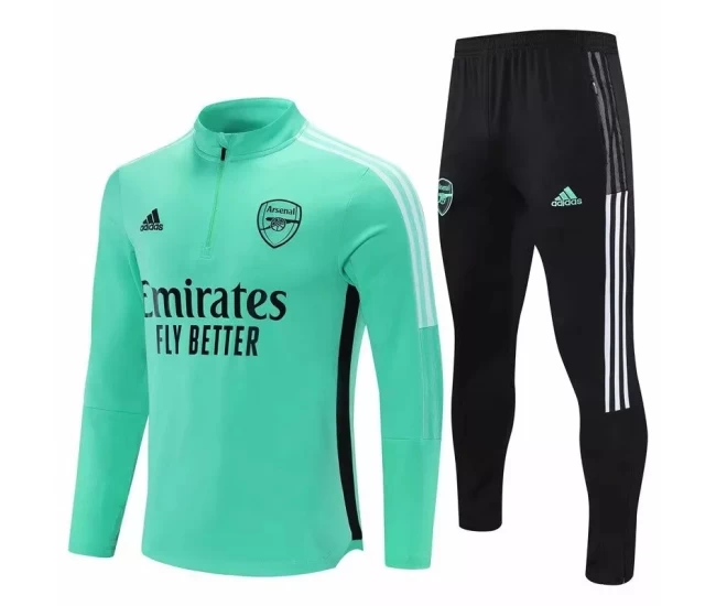 Arsenal Green Training Technical Football Tracksuit 2021