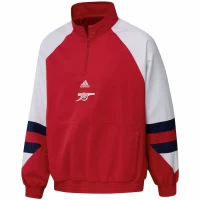 Arsenal Mens Icon Raglan Quarter Zip Football Top 2023-24