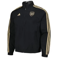 Arsenal Mens Ian Wright Anthem Reversible Full-Zip Football Jacket 2023-24