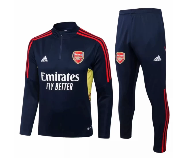 Arsenal Navy Training Technical Football Tracksuit 2022-23