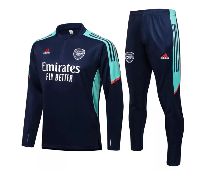 Arsenal Navy Training Technical Football Tracksuit 2021-22