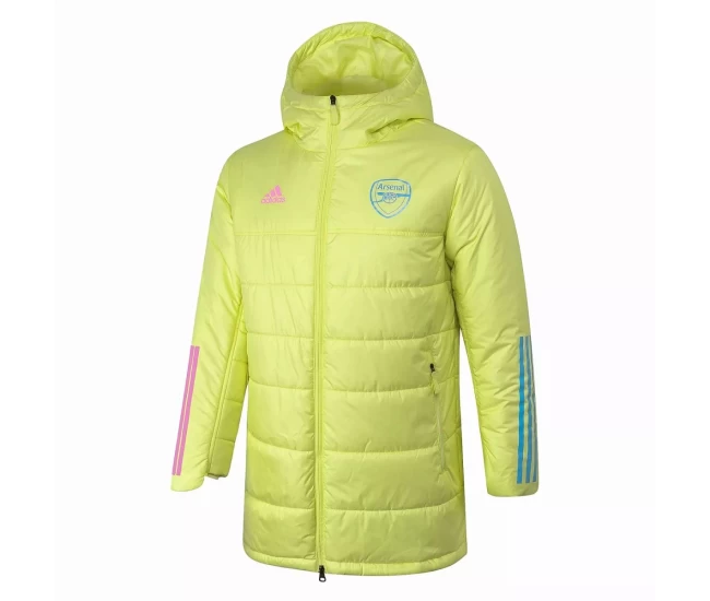 Arsenal Yellow Winter Jacket 2020 2021