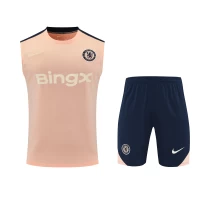 Chelsea Adult Strike Training Sleeveless Football Kit 2025-26