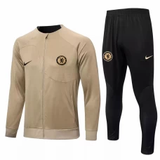 Chelsea FC Beige Training Presentation Football Tracksuit 2022-23