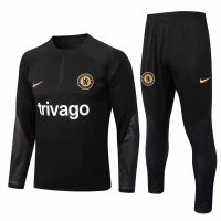 Chelsea Black Training Technical Football Tracksuit 2022-23