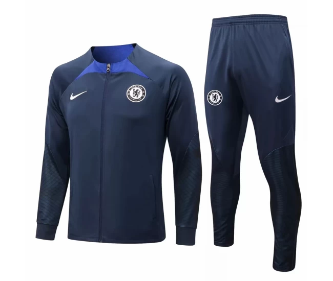 Chelsea FC Navy Training Presentation Football Tracksuit 2022-23