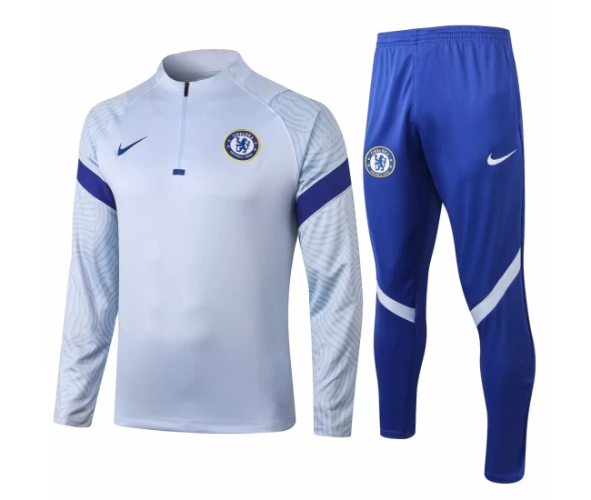 Chelsea Training Technical Football Tracksuit 2020 Sky Blue