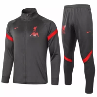 Liverpool Fc Presentation Football Tracksuit Dark Grey 2020 2021