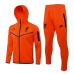 Liverpool FC Orange Hooded Presentation Football Tracksuit 2021-22